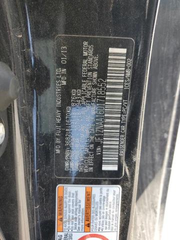 JF1ZNAA16D1718552 - 2013 TOYOTA SCION FR-S 黑色 照片 12