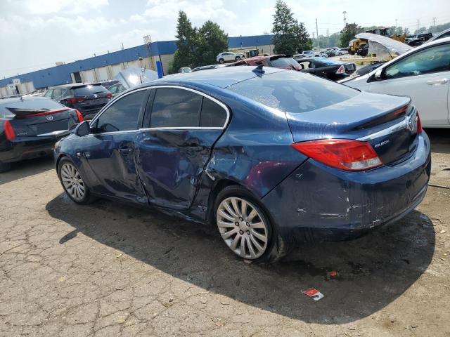 W04GN5EC4B1142780 - 2011 BUICK REGAL CXL BLUE photo 2