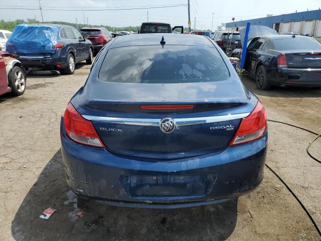 W04GN5EC4B1142780 - 2011 BUICK REGAL CXL BLUE photo 6