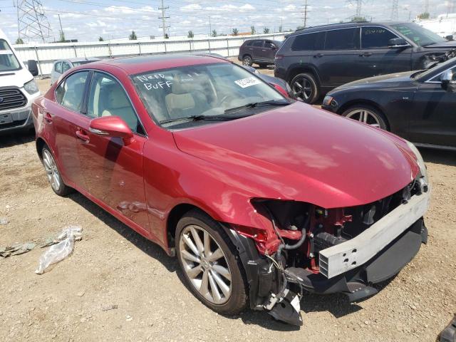 JTHCK262695030629 - 2009 LEXUS IS 250 RED photo 4