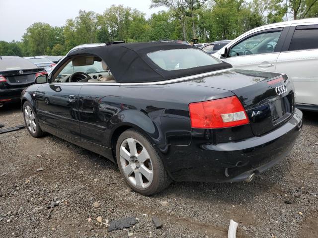 WAUDT48H15K014203 - 2005 AUDI A4 QUATTRO CABRIOLET BLACK photo 2