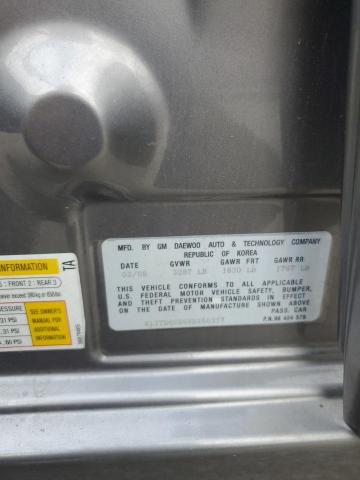 KL1TD66668B250317 - 2008 CHEVROLET AVEO BASE Boz foto 12