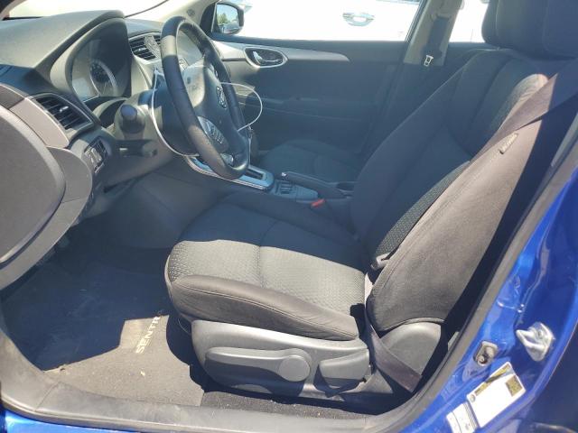 3N1AB7APXFY303257 - 2015 NISSAN SENTRA S BLUE photo 7