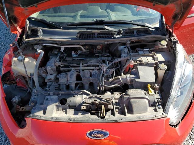 3FADP4EJ8EM105725 - 2014 FORD FIESTA SE RED photo 11