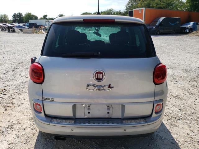 ZFBCFACH0EZ012738 - 2014 FIAT 500L LOUNGE SILVER photo 6