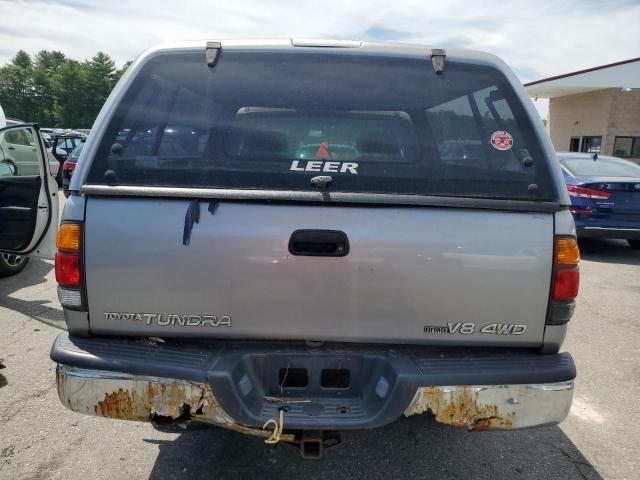 5TBBT44132S262579 - 2002 TOYOTA TUNDRA ACCESS CAB SILVER photo 6