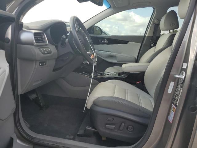 5XYPK4A54KG550633 - 2019 KIA SORENTO SX GRAY photo 7