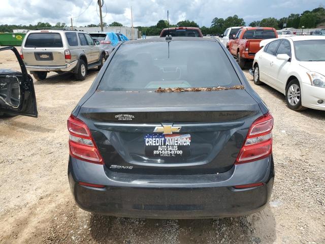 1G1JB5SH1H4145141 - 2017 CHEVROLET SONIC LS GRAY photo 6