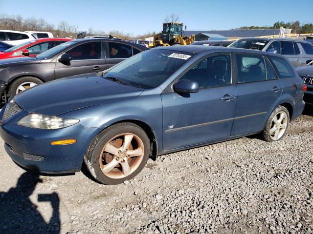 1YVFP82D545N75623 - 2004 MAZDA 6 S Blau Foto 1