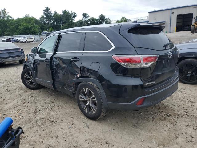5TDJKRFH2GS314708 - 2016 TOYOTA HIGHLANDER XLE BLACK photo 2