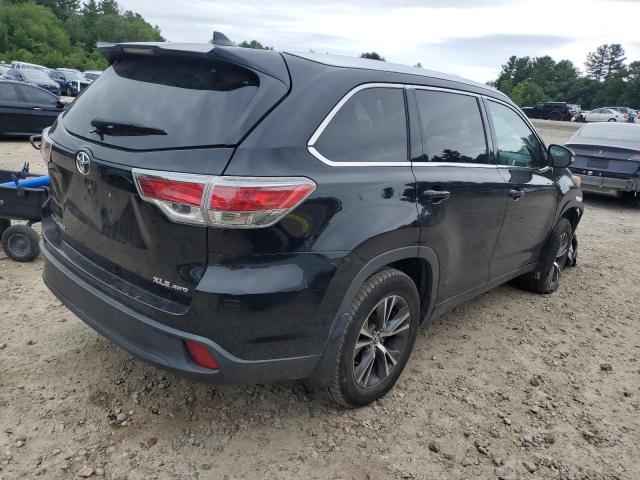 5TDJKRFH2GS314708 - 2016 TOYOTA HIGHLANDER XLE BLACK photo 3