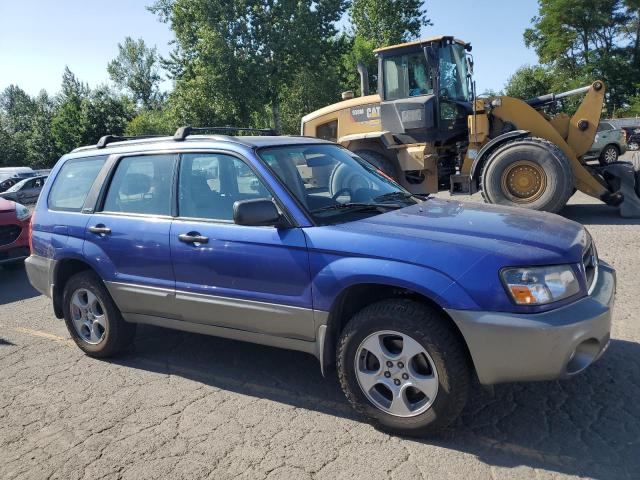 JF1SG65614G760641 - 2004 SUBARU FORESTER 2.5XS Синий фото 4