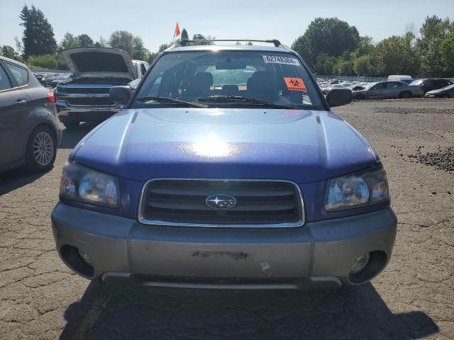 JF1SG65614G760641 - 2004 SUBARU FORESTER 2.5XS Синий фото 5