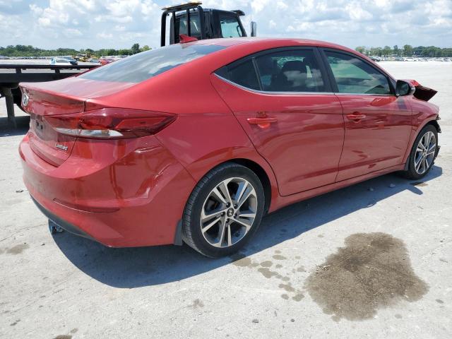 5NPD84LF5JH281539 - 2018 HYUNDAI ELANTRA SEL RED photo 3