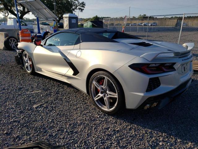 1G1YB3D48P5104124 - 2023 CHEVROLET CORVETTE STINGRAY 2LT SILVER photo 2