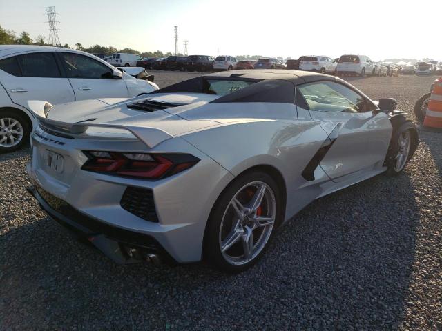 1G1YB3D48P5104124 - 2023 CHEVROLET CORVETTE STINGRAY 2LT SILVER photo 3