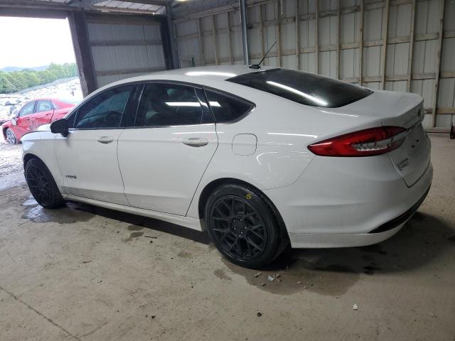 3FA6P0LU5JR172293 - 2018 FORD FUSION SE HYBRID WHITE photo 2