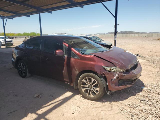 19XFB2F86DE083010 - 2013 HONDA CIVIC EX BURGUNDY photo 4