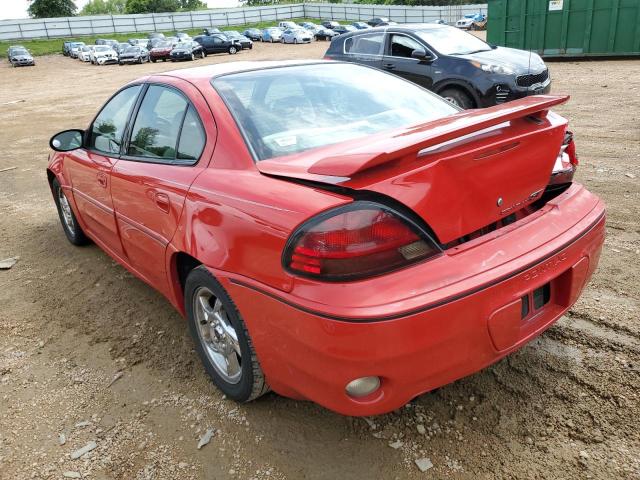 1G2NW52EX4M685427 - 2004 PONTIAC GRAND AM GT RED photo 2