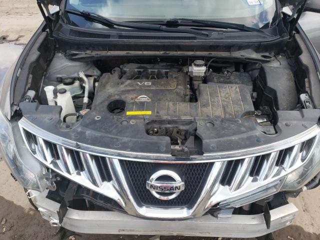 JN8AZ18U19W029075 - 2009 NISSAN MURANO S GRAY photo 12