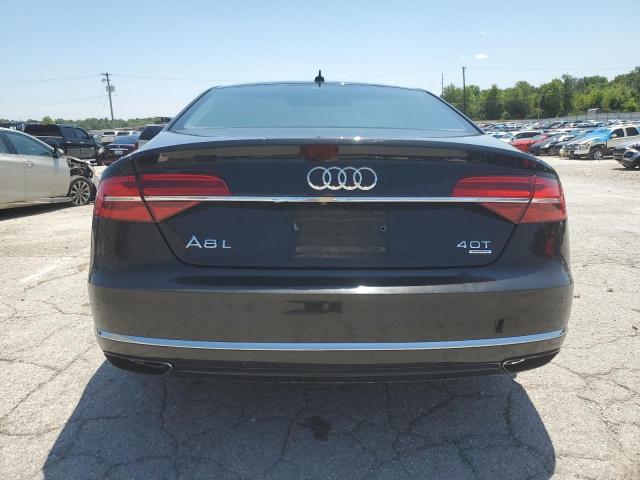 WAU32AFD8FN036566 - 2015 AUDI A8 L QUATTRO BLACK photo 6