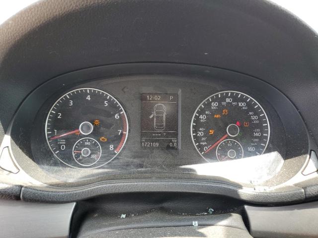 1VWBH7A31EC002345 - 2014 VOLKSWAGEN PASSAT SE GRAY photo 9