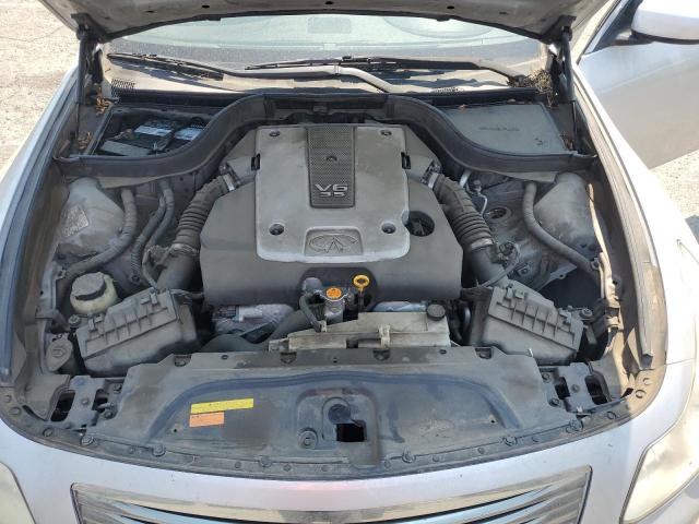 JNKBV61E87M712202 - 2007 INFINITI G35 SILVER photo 11