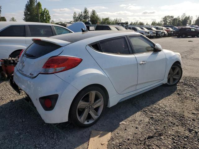 KMHTC6AE9DU116700 - 2013 HYUNDAI VELOSTER TURBO WHITE photo 3