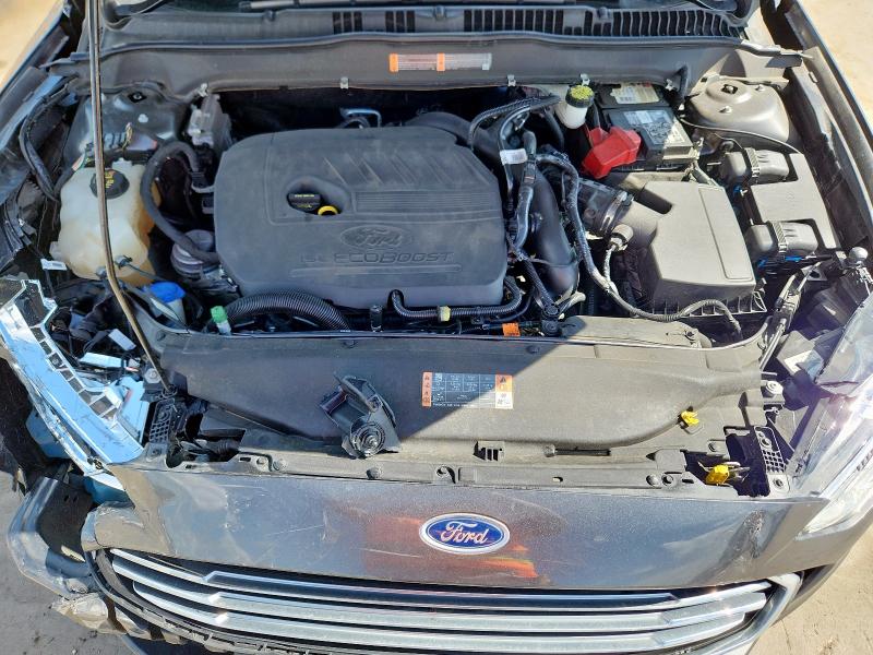 3FA6P0HD9JR186366 - 2018 FORD FUSION SE GRAY photo 11