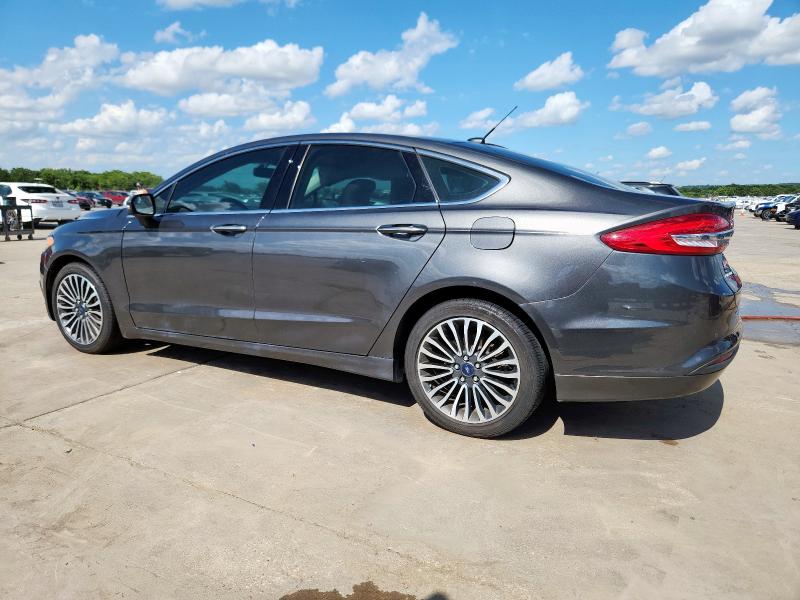 3FA6P0HD9JR186366 - 2018 FORD FUSION SE GRAY photo 2