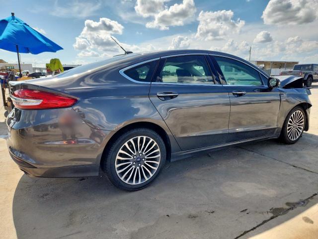 3FA6P0HD9JR186366 - 2018 FORD FUSION SE GRAY photo 3
