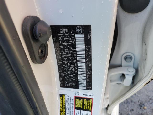 4T1G11AK7PU796312 - 2023 TOYOTA CAMRY SE NIGHT SHADE WHITE photo 12