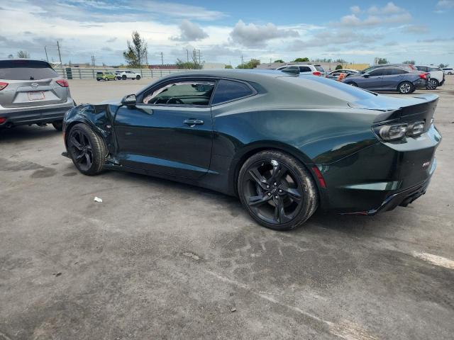 1G1FG1R79L0137124 - 2020 CHEVROLET CAMARO SS أخضر صورة 2