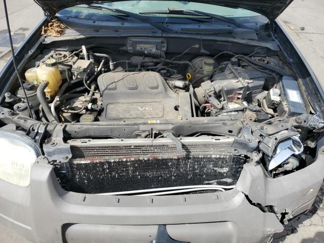 1FMCU04191KB60660 - 2001 FORD ESCAPE XLT BLACK photo 12