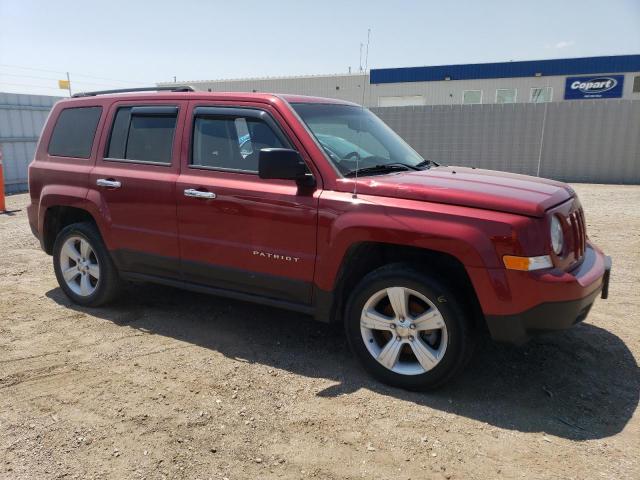 1C4NJRFB1ED885731 - 2014 JEEP PATRIOT LATITUDE RED photo 4