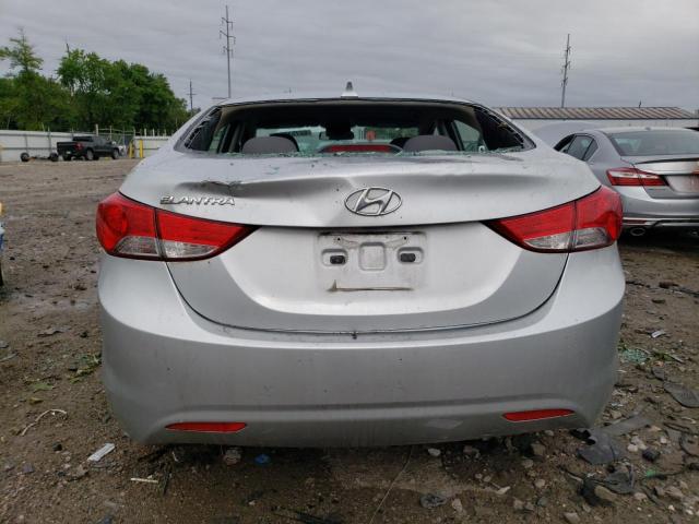 5NPDH4AE9DH368293 - 2013 HYUNDAI ELANTRA GLS SILVER photo 6