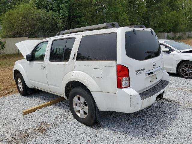5N1AR1NN5AC624425 - 2010 NISSAN PATHFINDER S WHITE photo 2