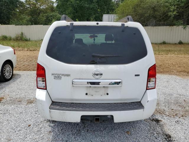 5N1AR1NN5AC624425 - 2010 NISSAN PATHFINDER S WHITE photo 6