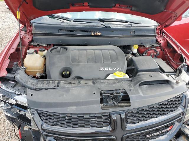 3C4PDDGGXFT621271 - 2015 DODGE JOURNEY CROSSROAD RED photo 12