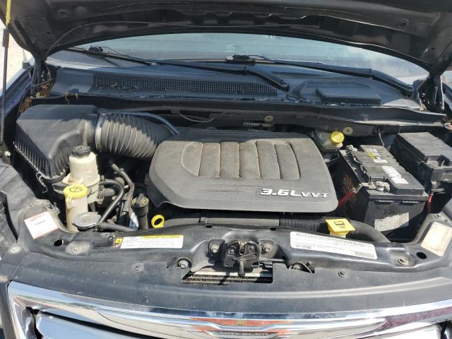 2A4RR8DG5BR676367 - 2011 CHRYSLER TOWN & COU TOURING L BLACK photo 12