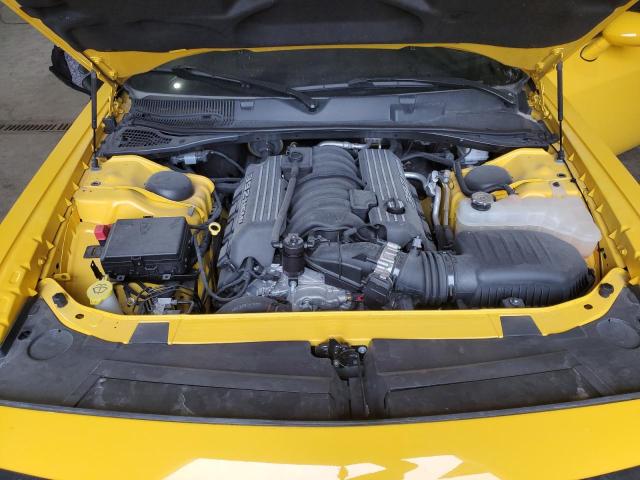 2C3CDZDJ6HH640122 - 2017 DODGE CHALLENGER SRT 392 YELLOW photo 11