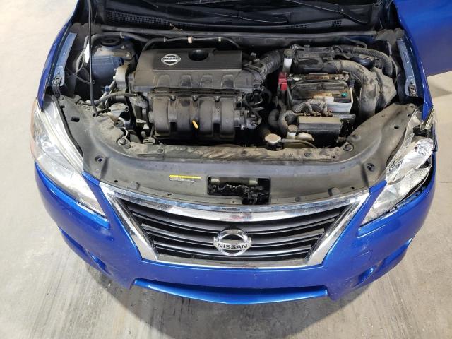 3N1AB7AP6DL721857 - 2013 NISSAN SENTRA S BLUE photo 11