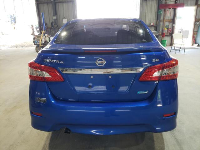 3N1AB7AP6DL721857 - 2013 NISSAN SENTRA S BLUE photo 6