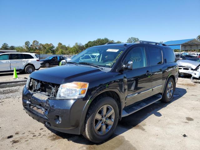 5N1BA0NF4EN611495 - 2014 NISSAN ARMADA PLATINUM BLACK photo 2