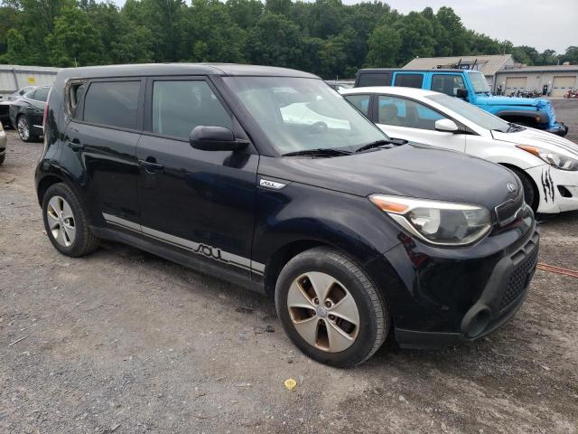 KNDJN2A21F7753750 - 2015 KIA SOUL BLACK photo 4