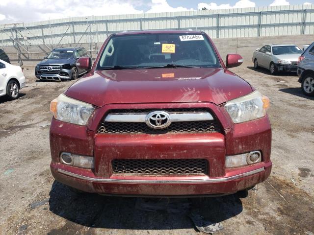 JTEBU5JR7B5061676 - 2011 TOYOTA 4RUNNER SR5 MAROON photo 5