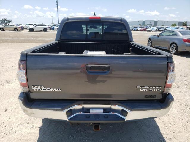 5TFJU4GN6EX055956 - 2014 TOYOTA TACOMA DOUBLE CAB PRERUNNER GRAY photo 6