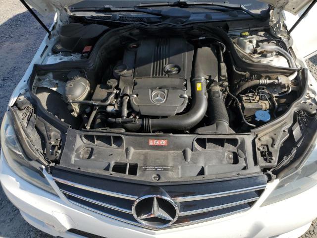 WDDGF4HB2EG249964 - 2014 MERCEDES-BENZ C 250 WHITE photo 11