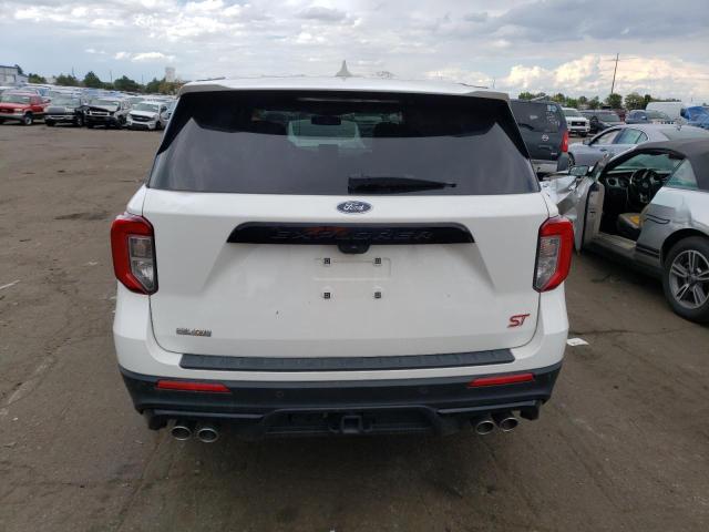 1FM5K8GC2MGA15963 - 2021 FORD EXPLORER ST WHITE photo 6