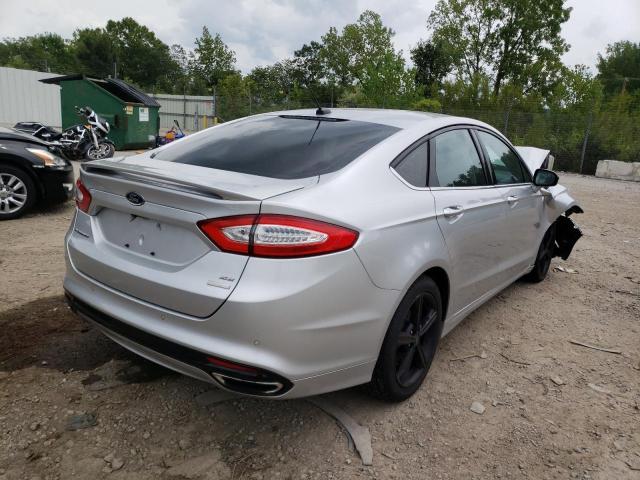 3FA6P0H90GR403663 - 2016 FORD FUSION SE SILVER photo 3